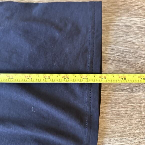 Pact Revive Wrap Front Midi Dress Black Sz M Minimalist Organic Cotton blend - Picture 6 of 7